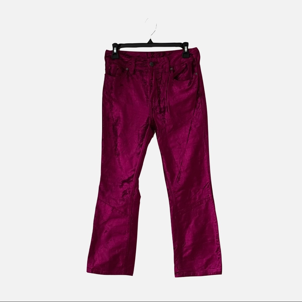 Free People Velvet Pink Pants